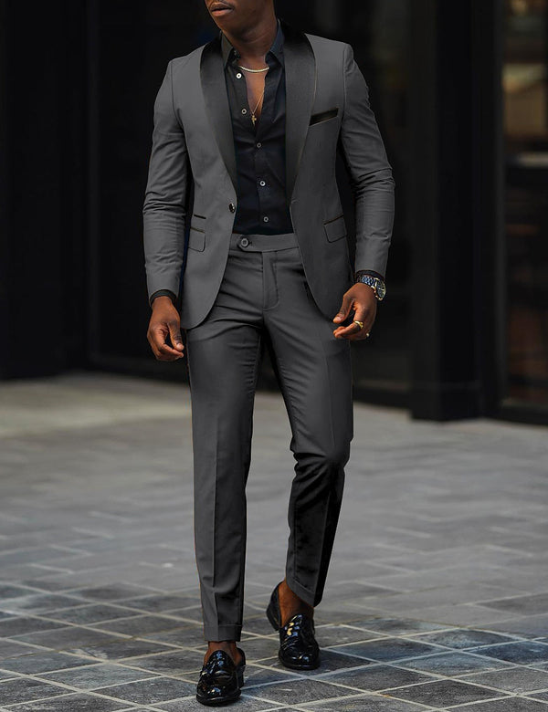 Men's Formal Single Breasted One Button Suit - product image 1