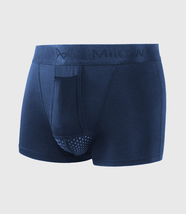 Men's 3 Pack Boxer Shorts with Front Pouch