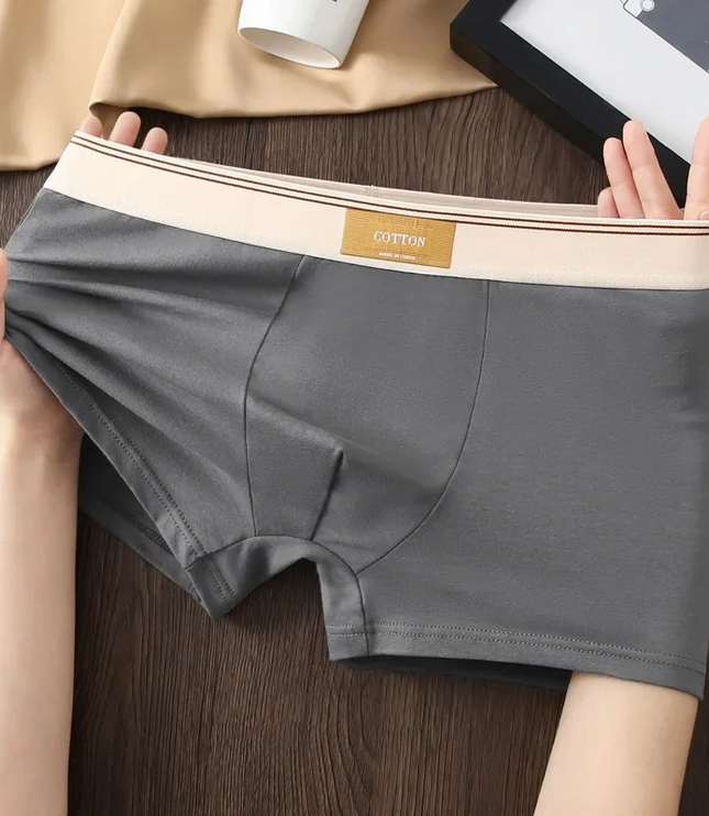 Men's 3 Pack Boxer Shorts with Striped Waistband