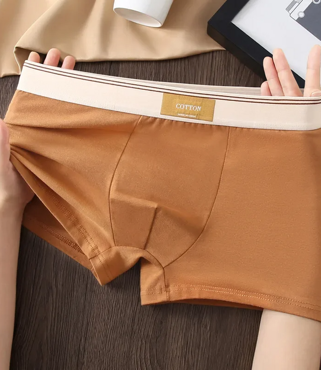 Men's 3 Pack Boxer Shorts with Striped Waistband