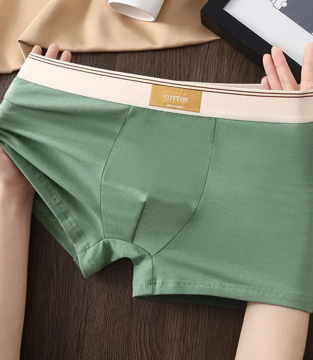 Men's 3 Pack Boxer Shorts with Striped Waistband