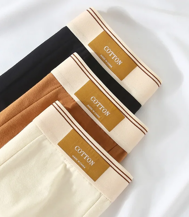 Men's 3 Pack Boxer Shorts with Striped Waistband