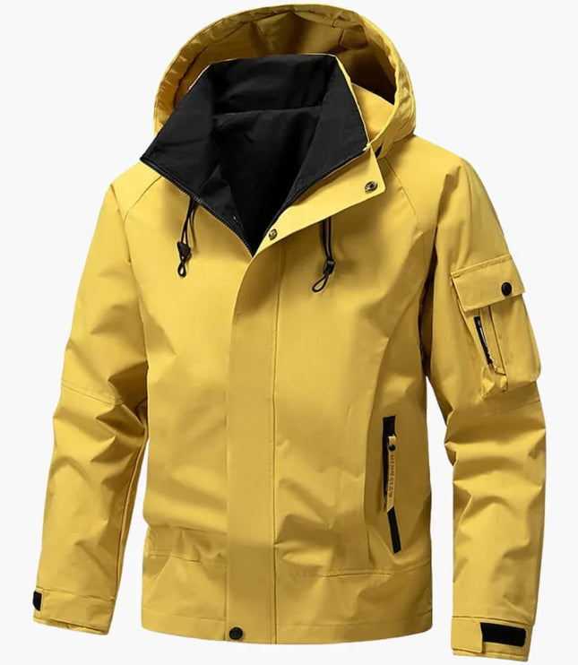 Men's Adjustable Cuff Zip-Pocket Ski Jacket