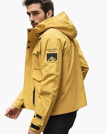 Men's Adjustable Cuff Zip-Pocket Ski Jacket