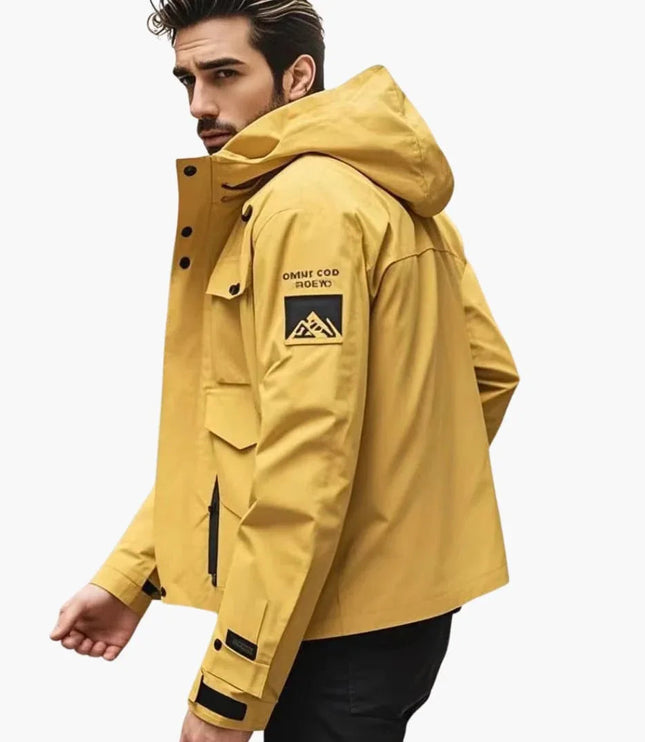 Men's Adjustable Cuff Zip-Pocket Ski Jacket