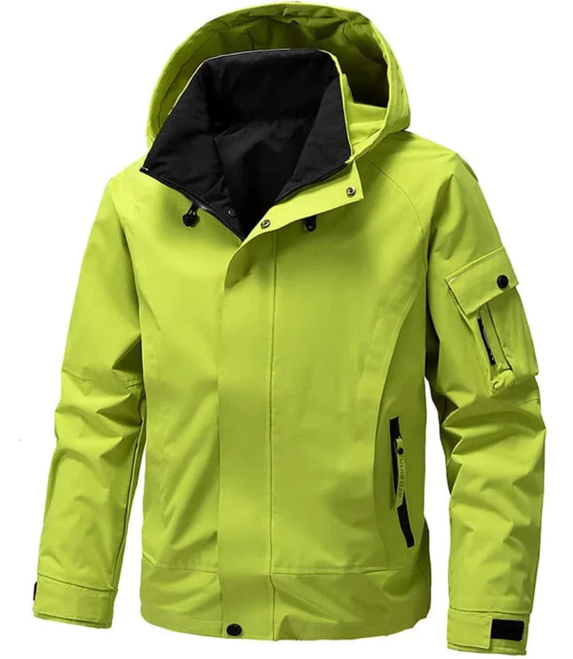 Men's Adjustable Cuff Zip-Pocket Ski Jacket