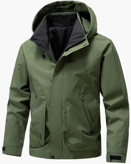 Men's Adjustable Cuff Zip-Pocket Ski Jacket