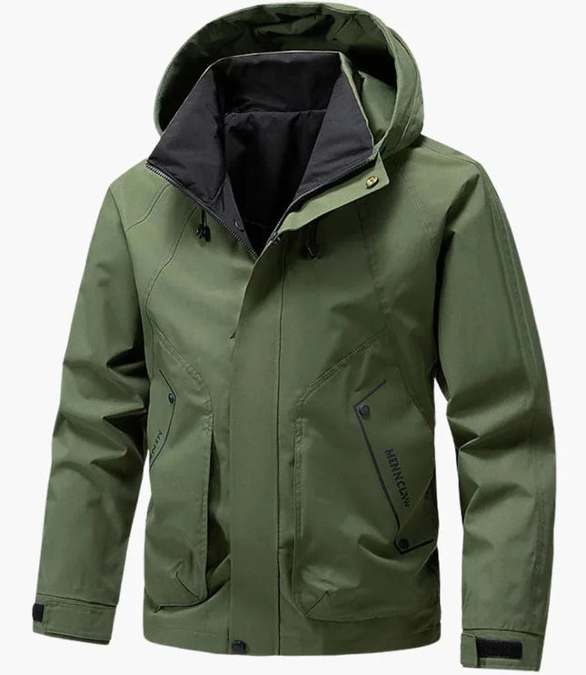 Men's Adjustable Cuff Zip-Pocket Ski Jacket