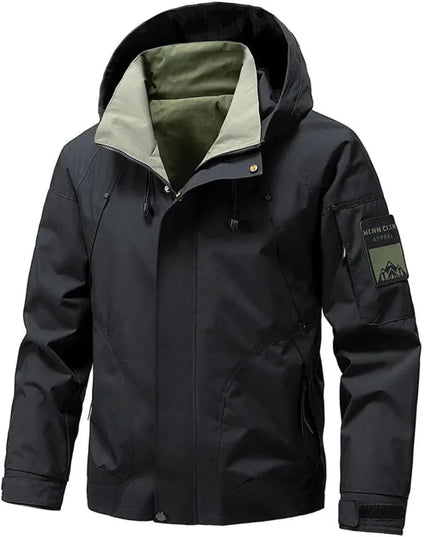 Men's Adjustable Cuff Zip-Pocket Ski Jacket