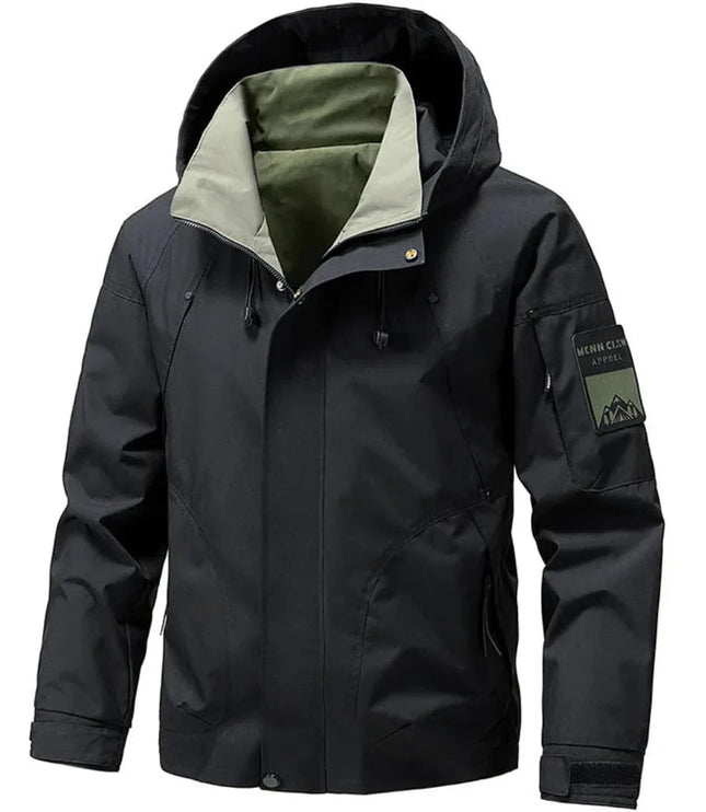 Men's Adjustable Cuff Zip-Pocket Ski Jacket