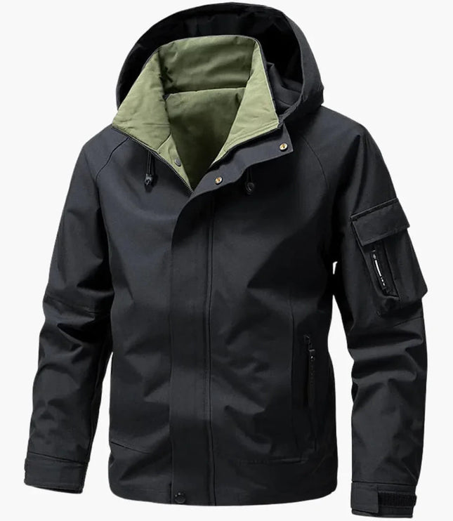 Men's Adjustable Cuff Zip-Pocket Ski Jacket