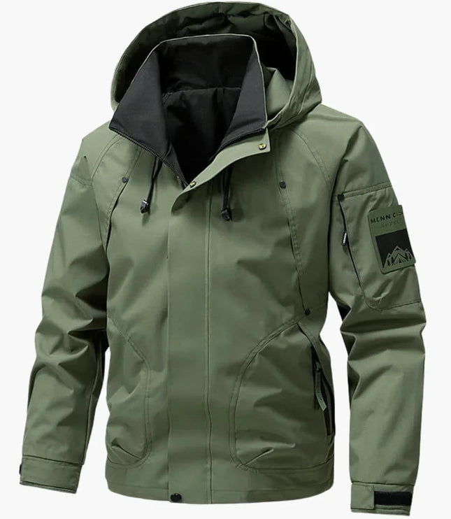 Men's Adjustable Cuff Zip-Pocket Ski Jacket
