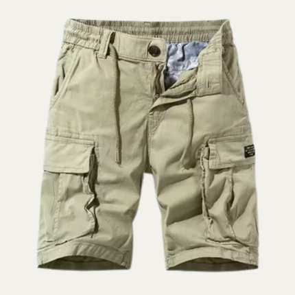 Shorts cargo d'été pour homme, multi-poches, longueur genou, coupe décontractée