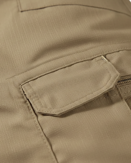 Shorts cargo d'été pour homme, coupe décontractée, multi-poches, longueur genou