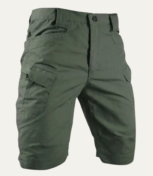 Shorts cargo d'été pour homme, coupe décontractée, multi-poches, longueur genou