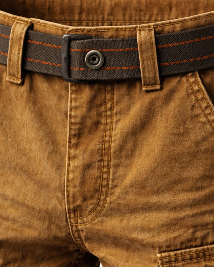 Shorts cargo utilitaires d'été pour homme, multi-poches, longueur genou