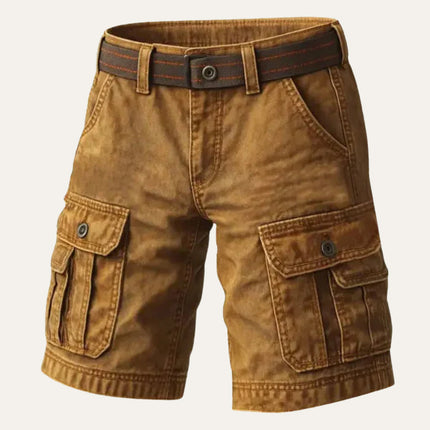 Shorts cargo utilitaires d'été pour homme, multi-poches, longueur genou