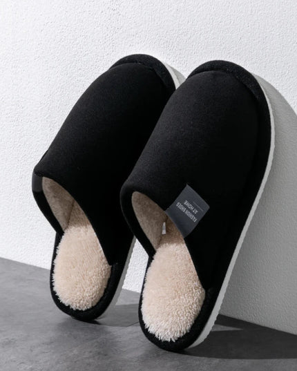 Men's Closed Toe Mule Slippers with Plush Lining