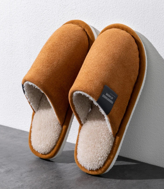 Men's Closed Toe Mule Slippers with Plush Lining