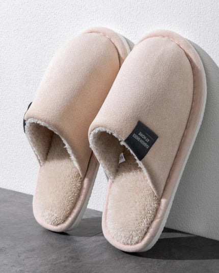 Men's Closed Toe Mule Slippers with Plush Lining