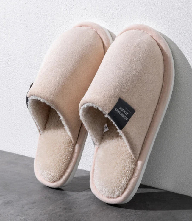Men's Closed Toe Mule Slippers with Plush Lining
