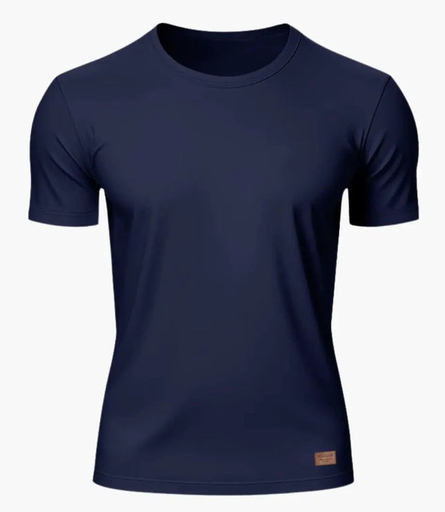 T-shirt de sport à manches courtes et col rond pour homme, tee-shirt actif