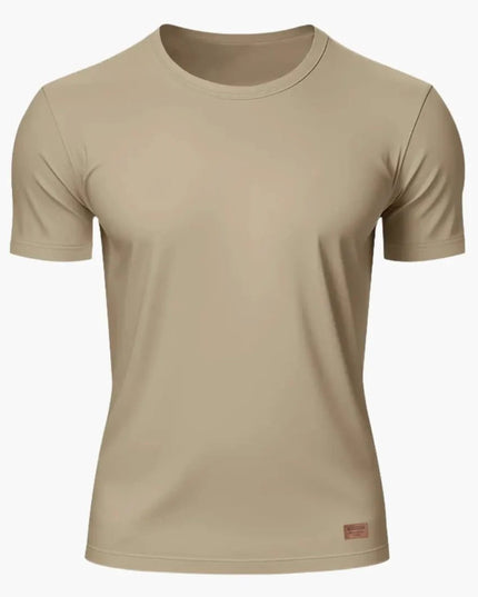 T-shirt de sport à manches courtes et col rond pour homme, tee-shirt actif