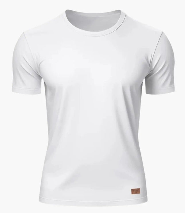 T-shirt de sport à manches courtes et col rond pour homme, tee-shirt actif