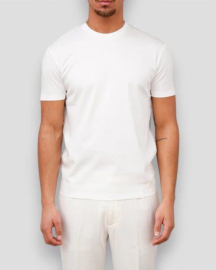 T-shirt d'été décontracté pour homme à manches courtes et col rond