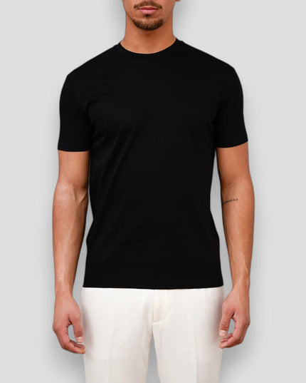 T-shirt d'été décontracté pour homme à manches courtes et col rond