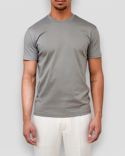 T-shirt d'été décontracté pour homme à manches courtes et col rond