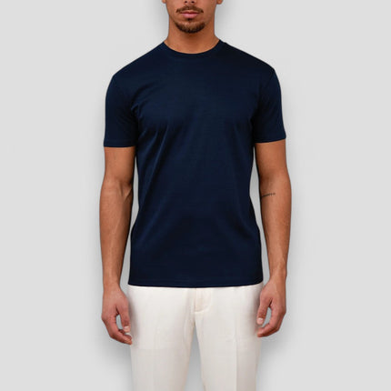 T-shirt d'été décontracté pour homme à manches courtes et col rond