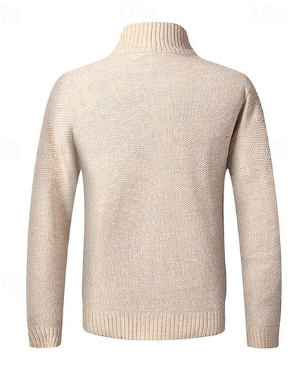 Sawyer | Stand-Collar Zip Cardigan
