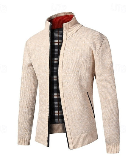 Sawyer | Stand-Collar Zip Cardigan