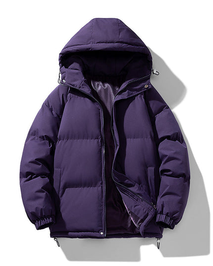 Men's Gathered Cuff Matte Puffer Jacket