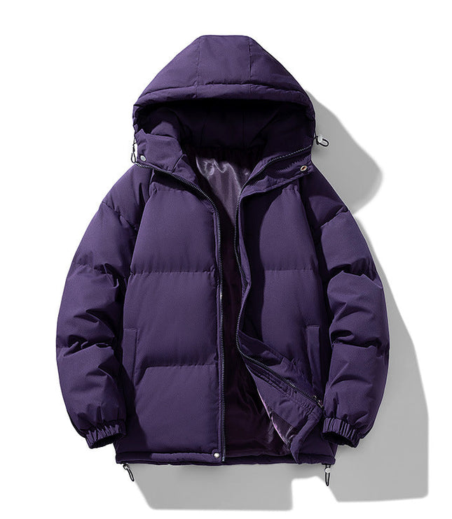 Men's Gathered Cuff Matte Puffer Jacket
