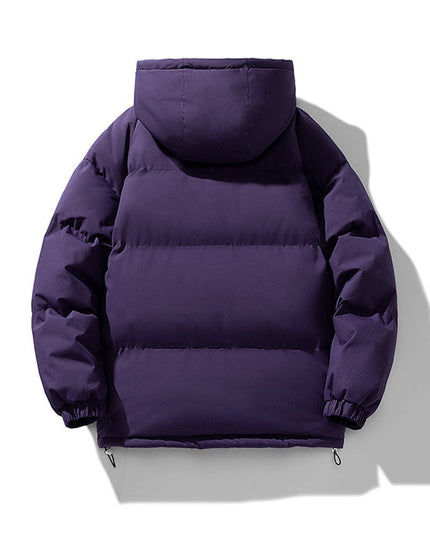 Men's Gathered Cuff Matte Puffer Jacket