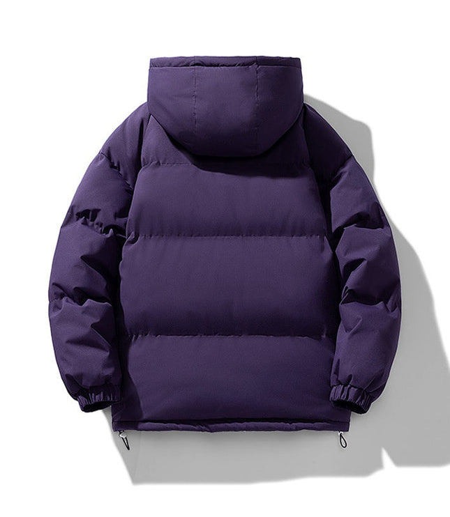 Men's Gathered Cuff Matte Puffer Jacket
