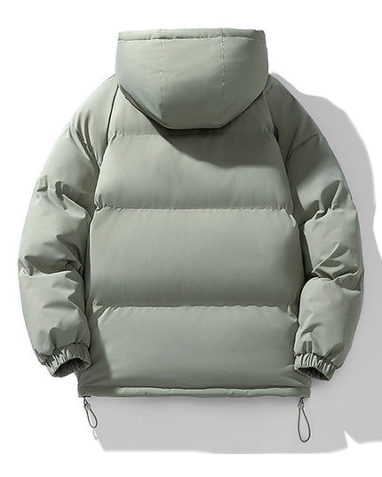 Men's Gathered Cuff Matte Puffer Jacket