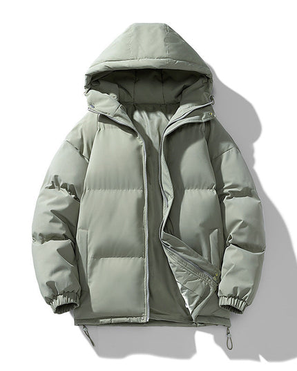 Men's Gathered Cuff Matte Puffer Jacket