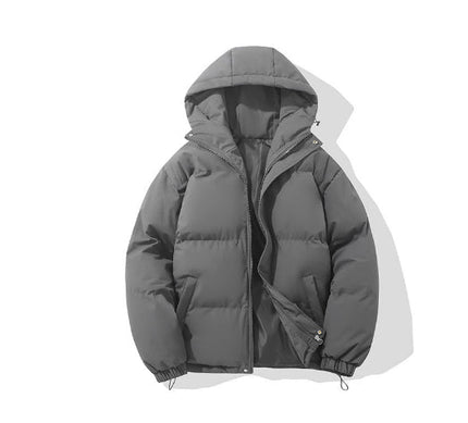Men's Gathered Cuff Matte Puffer Jacket
