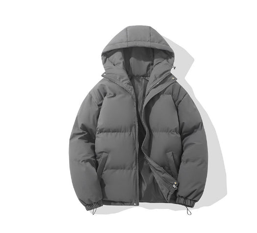 Men's Gathered Cuff Matte Puffer Jacket