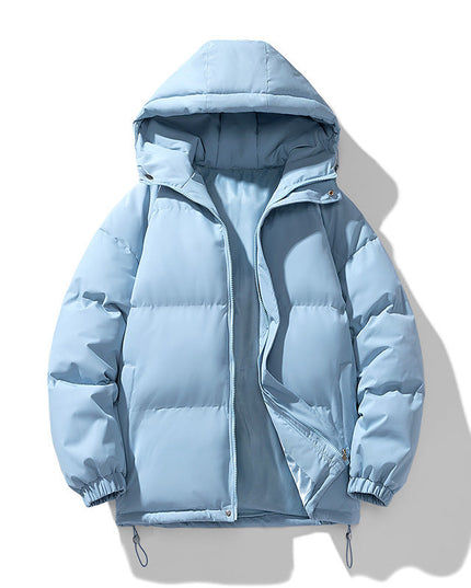 Men's Gathered Cuff Matte Puffer Jacket
