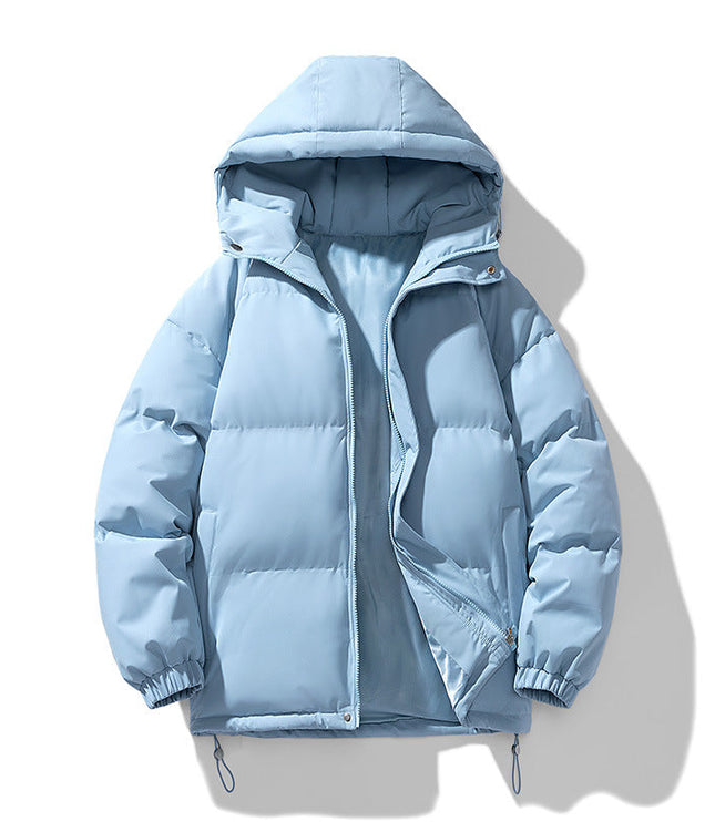 Men's Gathered Cuff Matte Puffer Jacket