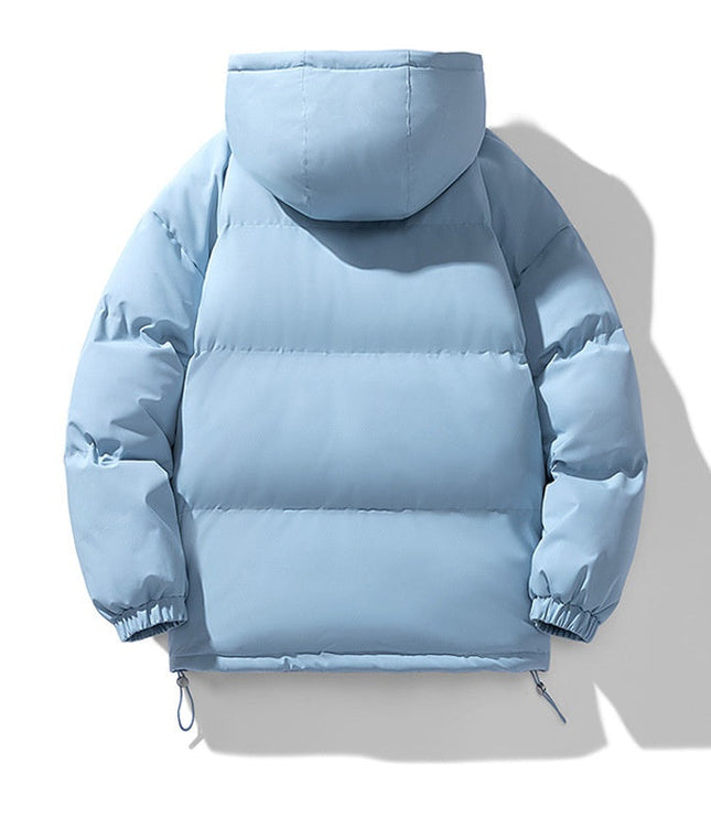Men's Gathered Cuff Matte Puffer Jacket
