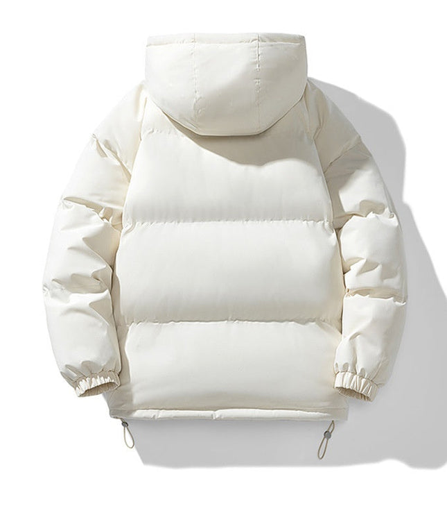Men's Gathered Cuff Matte Puffer Jacket