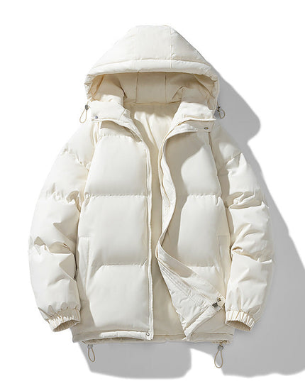 Men's Gathered Cuff Matte Puffer Jacket