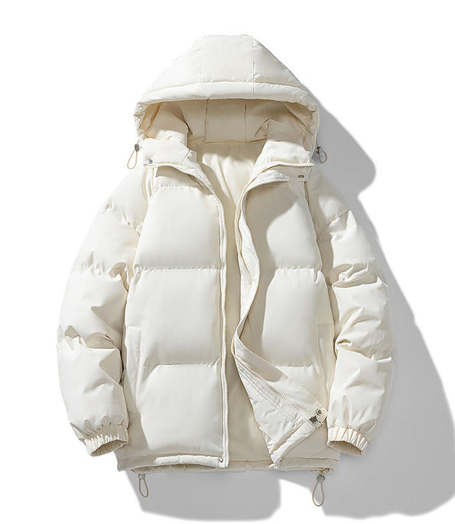 Men's Gathered Cuff Matte Puffer Jacket