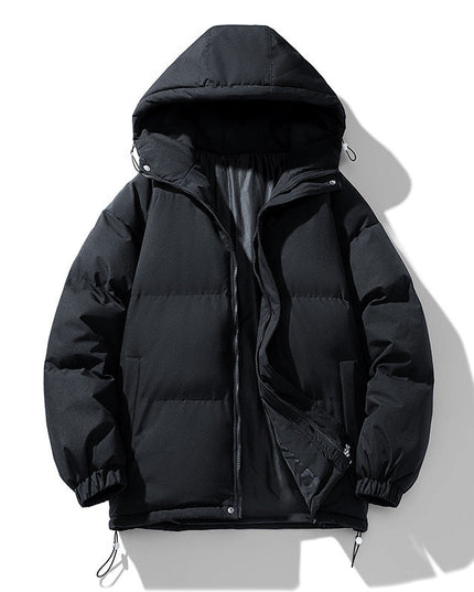 Men's Gathered Cuff Matte Puffer Jacket