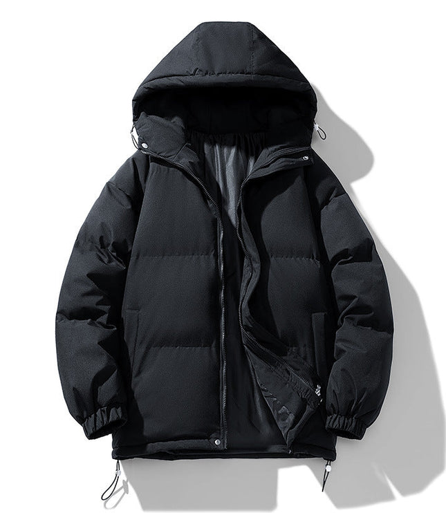 Men's Gathered Cuff Matte Puffer Jacket